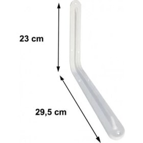 Resim Aesco Mey Ithalat® Raf Altı 10X12 mm Beyaz 
