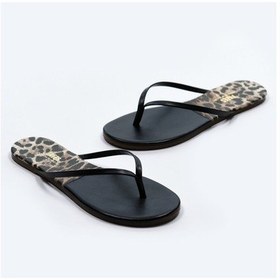 Resim Kadın Leopar Iı/siyah Parmak Arası Terlik Leopar Iı/siyah Leopar - Siyah 