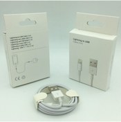 Resim inteknoloji Beyaz Iphone Uyumlu Şarj Aleti Kablosu Ithal Lightning Usb Kablosu 1 Metre 