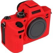 Resim Fototek Sony A7R Iıı Uyumlu Kırmızı Silikon Kılıf Koruma Kılıfı A7R 3 Silikon Case 