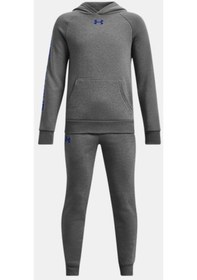 Resim Under Armour Erkek Çocuk UA Rival Fleece Eşofman Takımı 1379802-025 Beyaz 