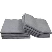 Resim Klın Clean Towel Çok Amaçlı Silme Ve Temizlik Bezi 10 Lu Paket Gri - 40x40cm 