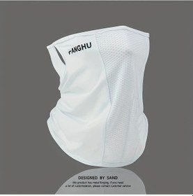 Resim Hightower Erkek Ve Kadın İçin Hafif Nefes Alabilir Beyaz Yüz Maskesi, Bisiklet Ve Yürüyüş İçin Toz Rüzgar Koruma. 