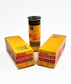 Resim Kodak Ektacolor Pro Gold 120mm (2adet Film) Orta Format Roll S.k.t. 1998-08 