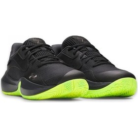 Resim Under Armour 3027646 Ua Lockdown 7 Low Basketbol Siyah Unisex Spor Ayakkabı Siyah 
