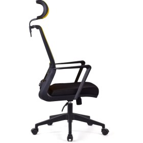 Resim Herkese Mobilya Magenta Sarı Fileli Pls Makam Koltuğu Ofis Koltuğu 