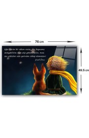 Resim Decorita Cam Ocak Arkası Koruyucu | Küçük Prens - Yıldızlar | 49,5cm X 76cm 