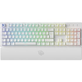 Resim Pusat Rapid Ultra Monster Tactile Kırmızı Switch Kablolu RGB Mekanik Oyuncu Klavyesi 
