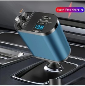 Resim Dashanshop Super Hizli 4 Ü 1 Arada Cc05-1 Kompakt Araç Sarj Cihazi Iphone Samsung Uyumlu 