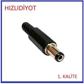 Resim Dc Barrel Jack 2.1Mm Erkek Power Jack 