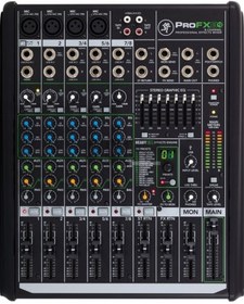 Resim Mackie Profx8V2 8 Kanal Compact Mikser Siyah 