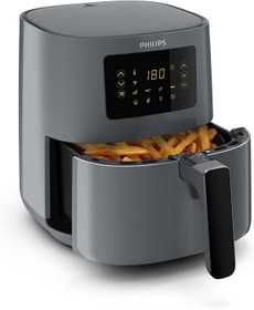 Resim Philips BRK VP 5000 Serisi Airfryer, Uzaktan Bağlantı, 0.8kg, 4.1L Kapasite, Gri, HD9255/60 