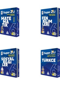 Resim Örnek Akademi 6. Sınıf Süper İkili Tüm Dersler Seti 4 Kitap Örnek Akademi Yayınları 