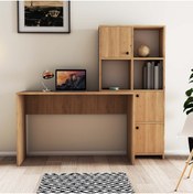 Resim Mezza 1995 Silence Kitaplık - Çalışma Masası Takımı Sepet Renk 