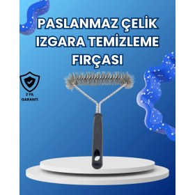Resim Paslanmaz Çelik Izgara Temizleme Fırçası Mangal ve Barbekü Için 