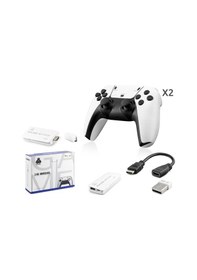 Resim Retro Oyun Stick Hdmi Çift Gamepad Seti 2.4g Kablosuz - Beyaz Hd330 