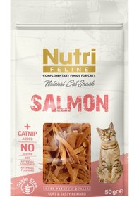 Resim Nutri Feline Salmon Somonlu Tahılsız Kedi Ödülü 50 Gr. 