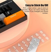 Resim Mufunye Geçici Otopark Kartı Plaka Numarası Işıklı Klavye Tasarımı Arabalar Gösterge Paneli Gizli Telefon Numarası Plakası Araba Dekoru 