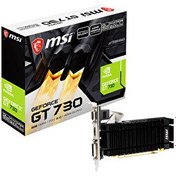 Resim MSI GeForce GT 730 N730K-2GD3H/LPV1 2 GB 64 Bit DDR3 DX12 Gaming Ekran Kartı 