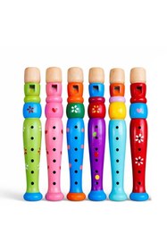 Resim Epilons Ahşap Renkli Flüt Küçük Alk4391 