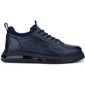 Resim Tamer Tanca Erkek Hakiki Deri Lacivert Sneakers & Spor Ayakkabı 381 20548 Erk Ayk Sk24-25 Lacı Anl Lacivert 