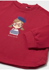 Resim Mayoral Kız Bebek Sweatshirt Kırmızı 