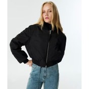 Resim Twist Çift Parça Görünüm Kadın Bomber Mont (TW6250012158) 