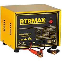 Resim Rtr Max Akü Şarj Cihazı 8A 12V 20-105Ah Rtm504 