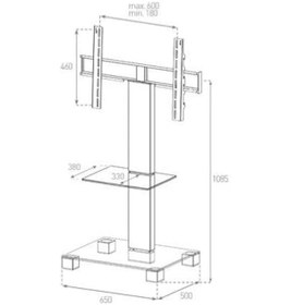 Resim Sonorous Pl 2515 32'' - 50'' LCD LED Tv Sunum Sehpası 