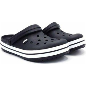 Resim Akınal Bella Unisex Sabo Terlik Hastane Terliği Siyah-beyaz Çok Renkli 