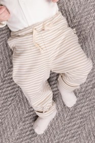 Resim Sophie la girafe Organik Pamuk 2'li Bebek Pantolonu - Ekru / 12-18 Ay 