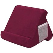 Resim Tablet Yastık Standı Çok Açılı Köpük Tutucu Tablet Telefon İçin Kucak Yastığı-xinhan Şarap Kırmızısı 