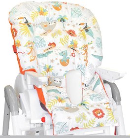 Resim Holmer Leke Tutmaz Organik Max-M Açık Gri Mama Sandalyesi Minderi 