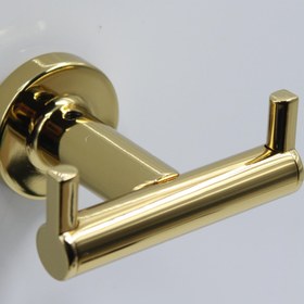 Resim System Altın Hoop İkili Askılık (BA1003 012 GL) 