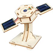 Resim DIY Ahşap Güneş Yörünge Kiti - Eğitici Ahşap Model Yapım Seti, STEAM Öğrenme Kalıbı, El İşi Projesi, Güneş Arabası Yarışı, Okul Malzemeleri, Ofis Malzemeleri, Kontrplak Üretimi 
