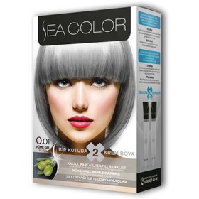 Resim Litae LitaeTrend 2 Tüp Krem Saç Boyası Seti Füme Gri No:0.01 