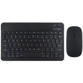 Resim corcishop iPad 9.7 2018 6.Nesil Uyumlu Kablosuz Bluetooth Klavye Mouse Set Siyah 