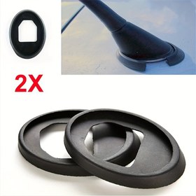 Resim Vw Golf Passat Bora için Araba Tavan Anteni Taban Contası Kauçuk Ped AUDI A3 A4 A6 Opel Corsa Astra Skoda Fabia için 