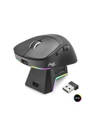 Resim Kablosuz Gaming Rgb Mouse Şarj Standlı - Siyah Mf1216b Diğer 