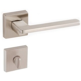 Resim Doğanlar Pera Saten Rozetli Kapı Kolu Takım-wc Kol 