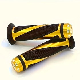 Resim Hightower Golden Dayanıklı Alüminyum Motosiklet Gidonları Kaymaz Tutamak Çok Renk Seçeneği 