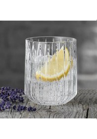 Resim Kapris 6'lı Cam Bardak Kap-042 