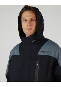Resim Skechers M Outerwear Padded Jacket Erkek Siyah Mont S242035-001 Siyah 