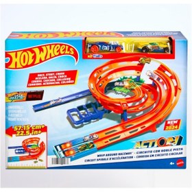 Resim Mattel Hot Wheels İkili Yarış ve Akrobasi Pisti HTK17 