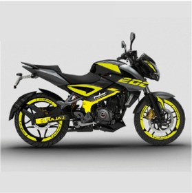 Resim Motiker Bajaj Ns 200 Tek Renk Stıcker Modeli 2 