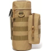 Resim Gaojunshop01 Khaki Molle Su Matarası Askısı Sırt Çantası D Ring Kancalı Haki 