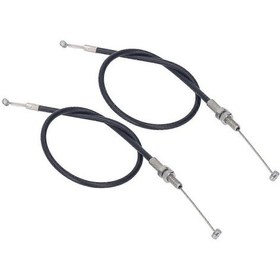 Resim 2 Adet Paslanmaz Çelik Gaz Vites Kablosu 61n 26311 00 2/25/30hp Dıştan Takma Motor Direksiyon Sistemi İçin. 