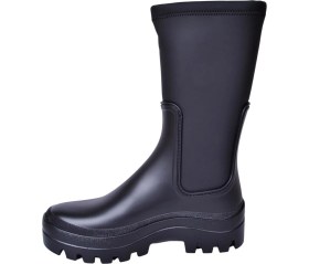 Resim Igor W10301-002 Kadın Siyah Yağmur Botu PVC Dış Materyal 5 cm Topuklu Rahat Tasarım 