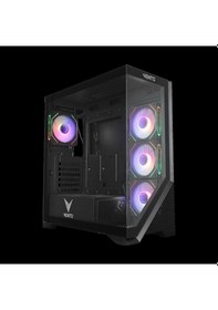 Resim Vento Vg4202fla Atx Tower, 750w 80+ Siyah, Temperli Cam, Rgb, Mesh, Atx Gamıng Kasa 