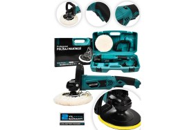 Resim Jetta Power Tools Kimmer Plus 180 mm Devir Ayarlı Polisaj Makinesi 6 Kademeli Pasta Cila Kiti 1300 Watt 